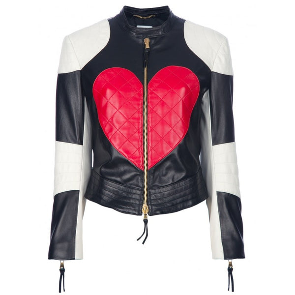 'Heart & Peace' biker jacket