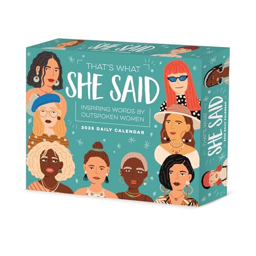 Willow Creek Press "That's What She Said" Daily 2025 Box/Desk Calendar (5.86" x 4.72")