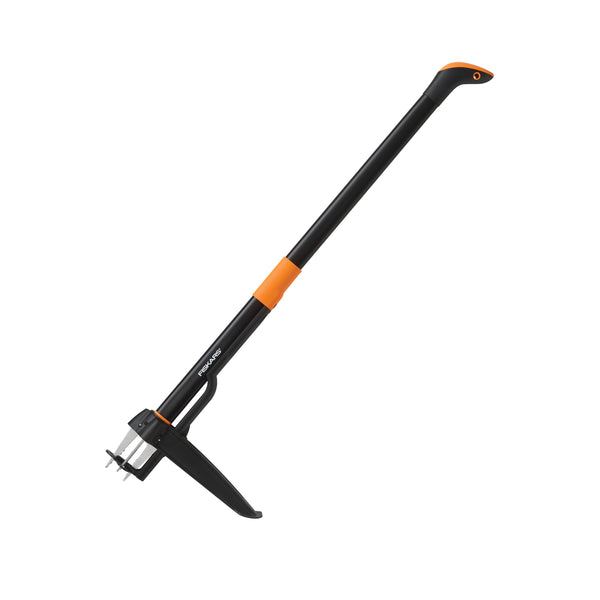 Fiskars 4-Claw Stand Up Weed Puller Tool, Gardening Hand Weeding Tool with 39" Long Ergonomic Handle with Easy-Eject Mechanism