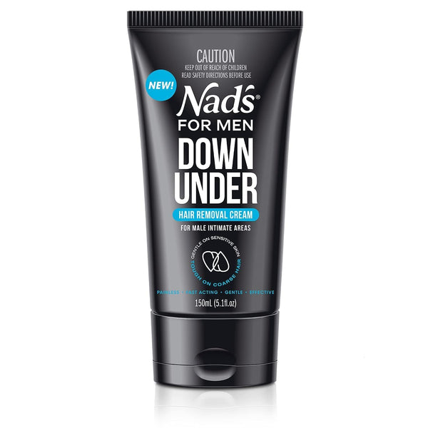 Nad's For Men Intimate Hair Removal Cream For Men - Easy & Painless, Depilatory Cream For Unwanted Male Hair In Intimate/Private Area, Suitable For All Skin Types