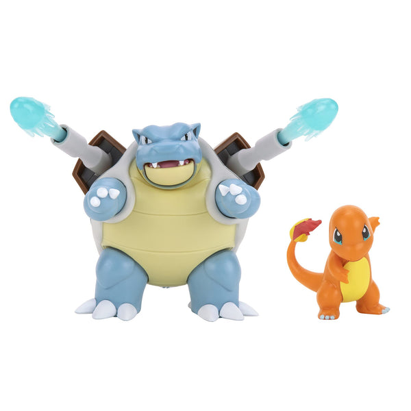 Pokémon Pokémon Battle Figure 2 Pack Blastoise & Charmander - 4.5-inch Blastoise Figure, 2-inch Charmander Figure - Toys for Kids Fans - Amazon Exclusive