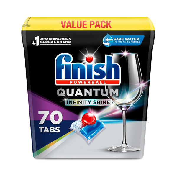 Finish Dishwasher Cleaner Tablets, Deep Cleans Hidden Grease & Grime, Fights Odors, No Extra Wash Cycle, Helps Maintain Dishwasher, 4 Month Supply, 4 Count
