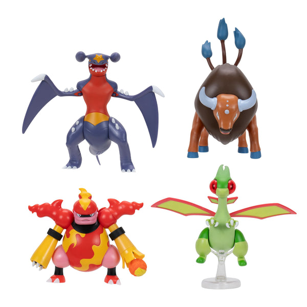 Pokemon Battle Feature Figure 4 Pack - Features Four 4.5-Inch Battle Ready Figures