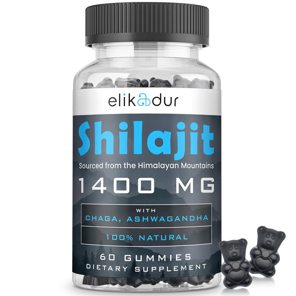 84,000 MG Shilajit Gummies, Organic Shilajit Gummies with 85+ Trace Minerals, Fulvic Acid, Shilajit for Men & Women, Shilajit Resin, Shilajit Himalayan Organic for Energy, Sugar-Free, 60 Count