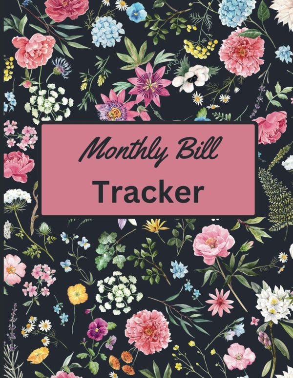 Monthly Bill Tracker: Home Budget Book | Bookkeeping Ledger | Accounting Log Book | Financial Ledger Notebook | 8.5 x 11 Inches | 125 page notebook