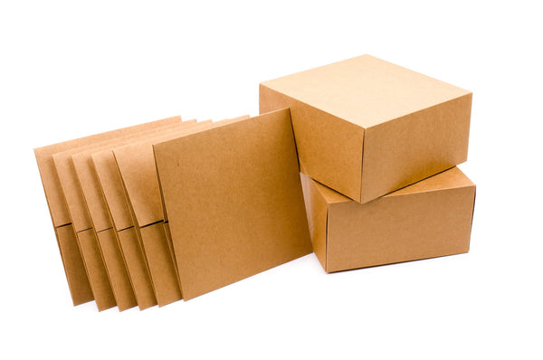 Hallmark 8" Gift Boxes for Christmas, Holidays, Birthdays, Weddings, Crafts, Fathers Day, Care Packages and More, 5 Box Set