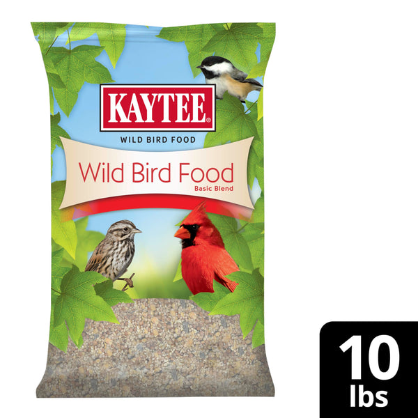 Kaytee Wild Bird Food Basic Seed Blend, 10 lb