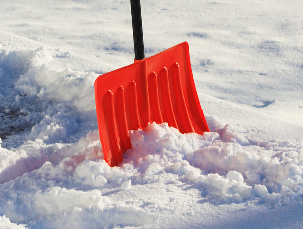 Emsco Group 1199 Bigfoot Poly Snow Shovel With 17-7/8-Inch x 13-Inch Blade, Orange