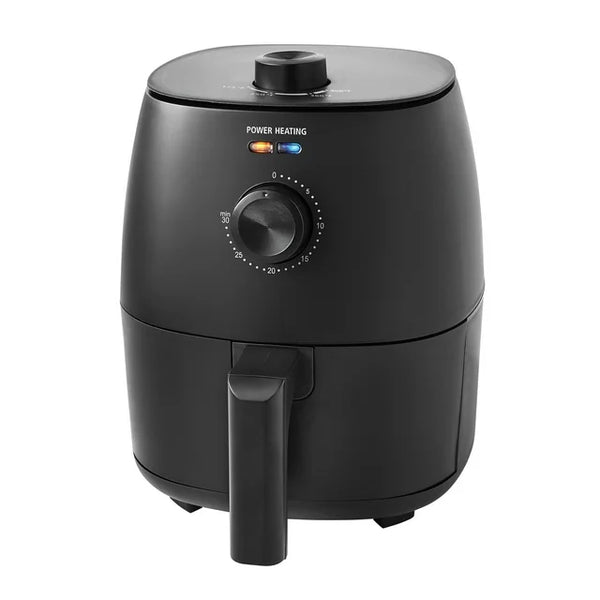 Mainstays 2.2 Quart Compact Air Fryer, Non-Stick, Dishwasher Safe Basket, 1150W, Black,Height of 10.43 in