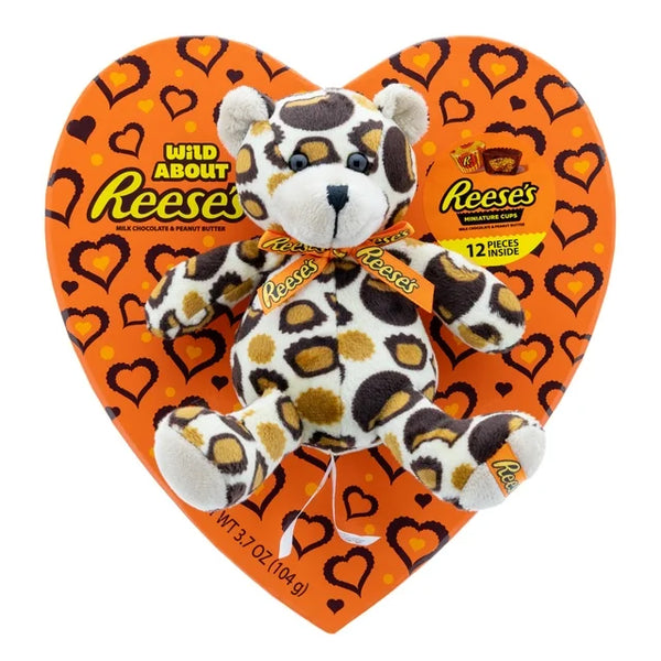 Reese's Heart Box with Plush, 3.7 oz