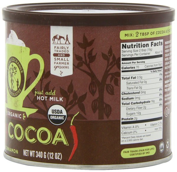 Equal Exchange Organic Spicy Hot Cocoa, 12-Ounce